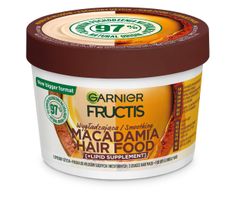 Garnier Fructis Macadamia Hair Food wygładzająca maska do włosów suchych i niesfornych 400ml