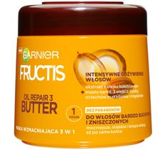Garnier Fructis Oil Repair 3 Butter maska wzmacniająca 3w1 do włosów bardzo suchych i zniszczonych (300 ml)