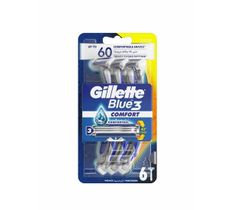 Gillette Blue 3 Comfort jednorazowe maszynki do golenia dla mężczyzn (6 szt.)