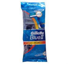 Gillette Blue II Plus Chromium jednorazowe maszynki do golenia dla mężczyzn 5szt