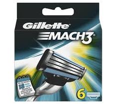 Gillette Mach 3 wymienne ostrza do maszynki do golenia 6szt