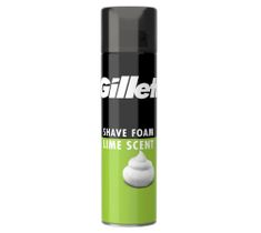 Gillette Shave Foam pianka do golenia dla mężczyzn Lime Scent 200ml