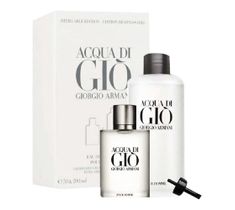 Giorgio Armani Acqua Di Gio Pour Homme zestaw woda toaletowa spray 50ml + woda toaletowa refillable 200 ml (1 szt.)