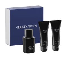 Giorgio Armani Armani Code Pour Homme zestaw woda toaletowa spray 50ml + żel pod prysznic 75ml + balsam po goleniu 75ml