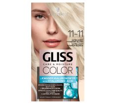 Gliss Color Care & Moisture farba do włosów trwała 11-11 Ultrajasny Tytanowy Blond