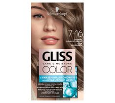 Gliss Color Care & Moisture farba do włosów trwała 7-16 Chłodny Popielaty Blond