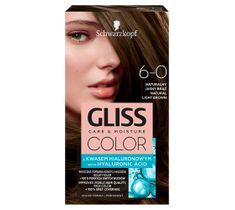 Gliss – Color (krem koloryzujący nr 6-0 Naturalny Jasny Brąz 1 op.)