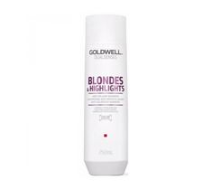 Goldwell Dualsenses Blondes & Highlights Anti-Yellow Shampoo szampon do włosów blond neutralizujący żółty odcień (250 ml)
