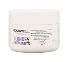 Goldwell Dualsenses Blondes & Highlights 60s Treatment regenerująca maseczka do włosów blond 200ml