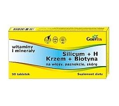 Gorvita Silicum + H krzem i biotyna suplement diety 30 tabletek