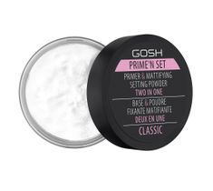 Gosh Prime'n Set Powder utrwalająco-matujący puder/baza 2w1 Classic (7 g)