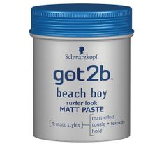 Got2b Beach Boy pasta do włosów modelująca matująca 100 ml