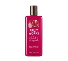 Grace Cole Fruit Works Bath & Shower Gel żel pod prysznic Rhubarb & Pomegranate 500ml