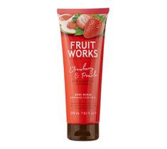 Grace Cole Fruit Works Body Scrub peeling do ciała Strawberry & Pomelo 225ml