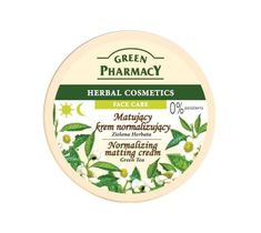 Green Pharmacy Herbal Cosmetics krem do twarzy normalizujący z zieloną herbatą (150 ml)