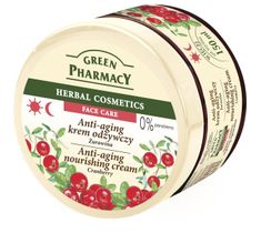 Green Pharmacy Herbal Cosmetics krem do twarzy przeciwstarzeniowy z żurawiną (150 ml)