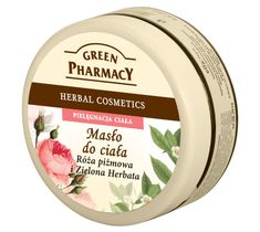 Green Pharmacy masło do ciała róża piżmowa i zielona herbata (200 ml)