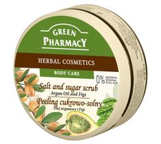 Green Pharmacy peeling cukrowo solny do każdego typu skóry olej arganowy figi (300 ml)