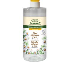 Green Pharmacy Płyn micelarny 3w1 do twarzy z ekstraktem z rumianku (500 ml)