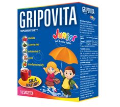 Gripovita Junior suplement diety dla dzieci herbatka 1 op. - 10 saszetek
