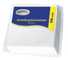 Grosik Serwetki gastronomiczne gładkie 17x17cm 1op.-500 szt.
