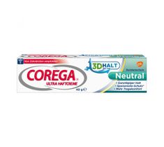 Corega – Krem mocujący do protez zębowych super mocny neutralny smak (40 g)