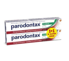 Parodontax  Zestaw Fluoride Pasta do zębów 75ml 1+1 gratis (1 szt.)