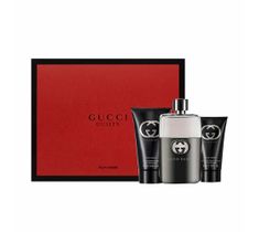 Gucci Guilty Pour Homme woda toaletowa spray 90ml + balsam po goleniu 75ml + żel pod prysznic 50ml