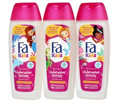 Fa Kids Underwater Fantasy żel pod prysznic i szampon dla dziewczynek o magicznym zapachu słodkich jagód (400 ml)