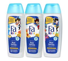 Fa Kids Pirate Fantasy żel pod prysznic i szampon do włosów dla chłopców o świeżym zapachu dzikiego oceanu (400 ml)