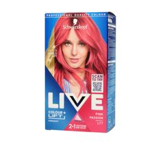 Schwarzkopf Live Colour Lift 2in1 farba rozjaśniająca i koloryzująca do włosów L77 Pink Passion (1 op.)