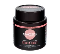 Syoss Intensive Hair Mask Keratin Boost intensywnie regenerująca maska do włosów bardzo łamliwych (500 ml)