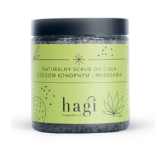 Hagi Cosmetics Naturalny scrub do ciała z olejem konopnym i makadamia (300 g)