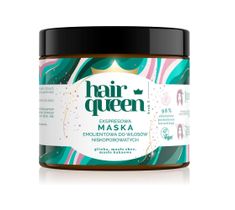 Hair Queen Ekspresowa maska emolientowa do włosów niskoporowatych (400 ml)