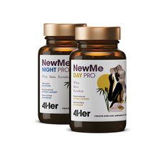 HealthLabs 4HER NewMe Pro Day+Night witaminy i minerały na włosy skórę i paznokcie suplement diety (60 kapsułek)