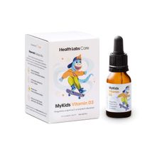 HealthLabs MyKids Vitamin D3 wegańska witamina D w kropelkach dla dzieci suplement diety (9.7 ml)