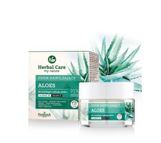 Herbal Care krem do twarzy nawilżający z aloesem na dzień i noc (50 ml)