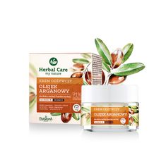 Herbal Care krem do twarzy odżywczy z olejkiem arganowym na dzień i noc (50 ml)
