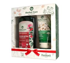Herbal Care zestaw prezentowy kąpiel odżywcza Dzika Róża 500 ml + balsam Aloes 200 ml