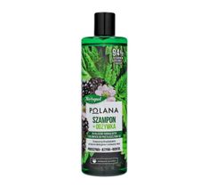 Polana szampon + odżywka do włosów normalnych i przetłuszczających się Pokrzywa + Jeżyna + Mentol (400 ml)