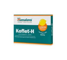 Himalaya Herbal Healthcare Koflet-H suplement diety na kaszel Lemon 12 pastylek