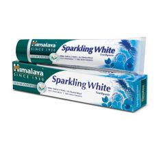 Himalaya Herbals Sparkling White wybielająca pasta do zębów Lśniąca Biel (150 g)