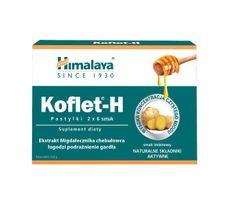 Himalaya – KOFLET-H Pastylki do ssania o smaku imbirowym (2 x 6 szt.)
