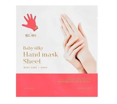 Holika Holika Baby Silky Hand Mask Sheet nawilżająco-złuszczająca maseczka do rąk w formie bawełnianych rękawiczek 15ml