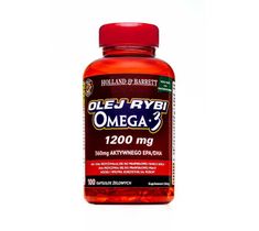 Holland & Barrett Olej rybi 1200mg z kwasami Omega-3 100 kapsułek żelowych