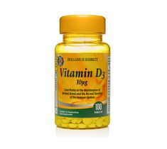 Holland & Barrett Witamina D3 10ug suplement diety 100 tabletek