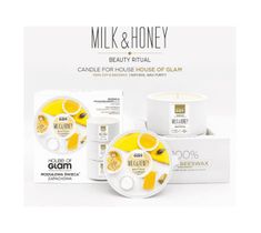 House Of Glam Świeca zapachowa Beauty Milk & Honey 200 g