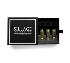 House of Sillage Men's Fragrance Hos No.001 zestaw woda perfumowana spray 1,8ml + Hos No.002 woda perfumowana spray 1,8ml + Hos No.003 woda perfumowana spray 1,8ml