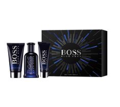 Hugo Boss – Boss Bottled Night zestaw woda toaletowa spray 100ml + balsam po goleniu 75ml + żel pod prysznic 50ml (1 szt.)