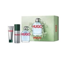 Hugo Boss Hugo Man zestaw woda toaletowa spray (125 ml) + dezodorant spray (150 ml) + żel pod prysznic (50 ml)